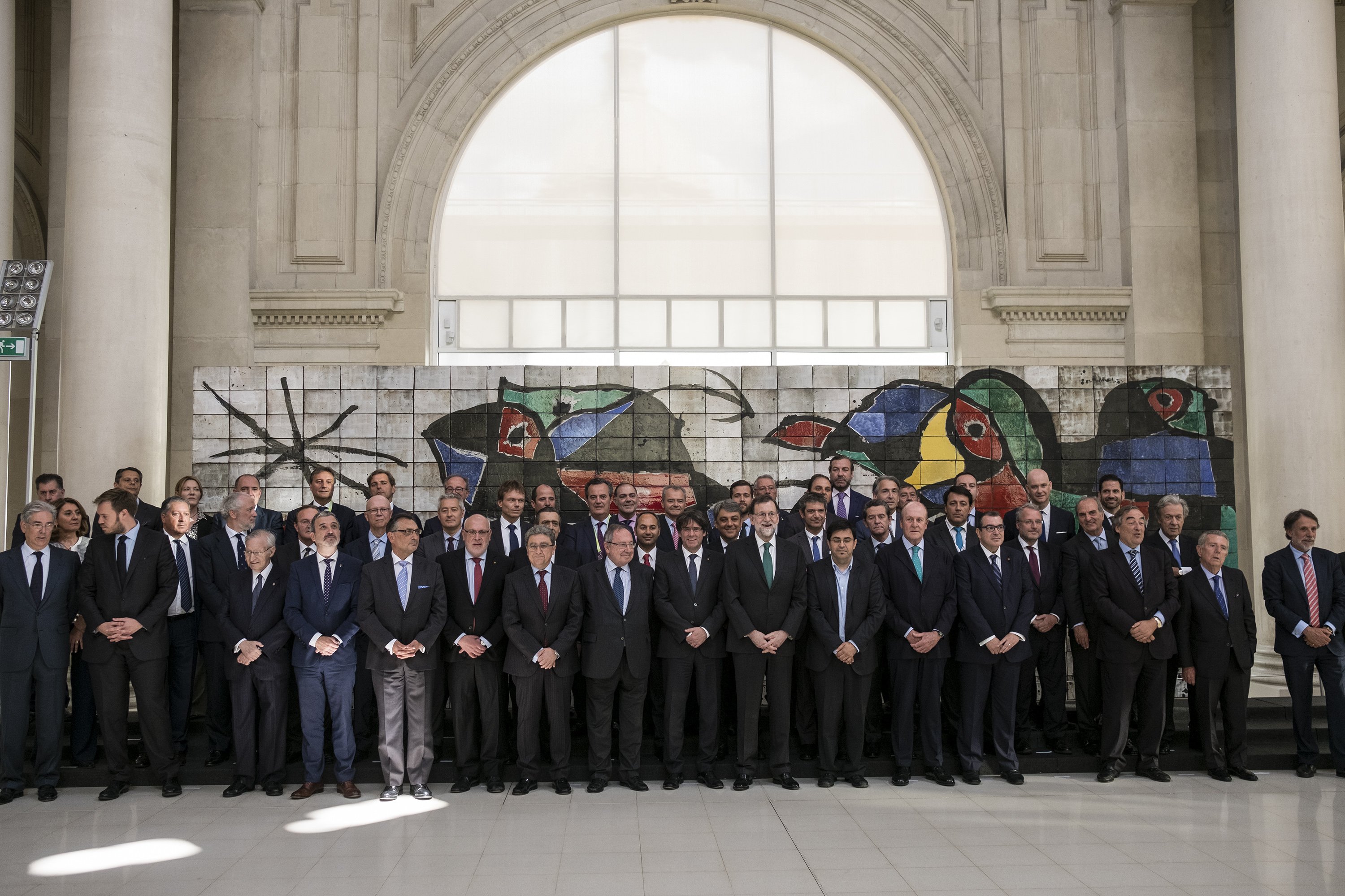 El retrato de familia de la Feria Automobile: 50 hombres y dos mujeres