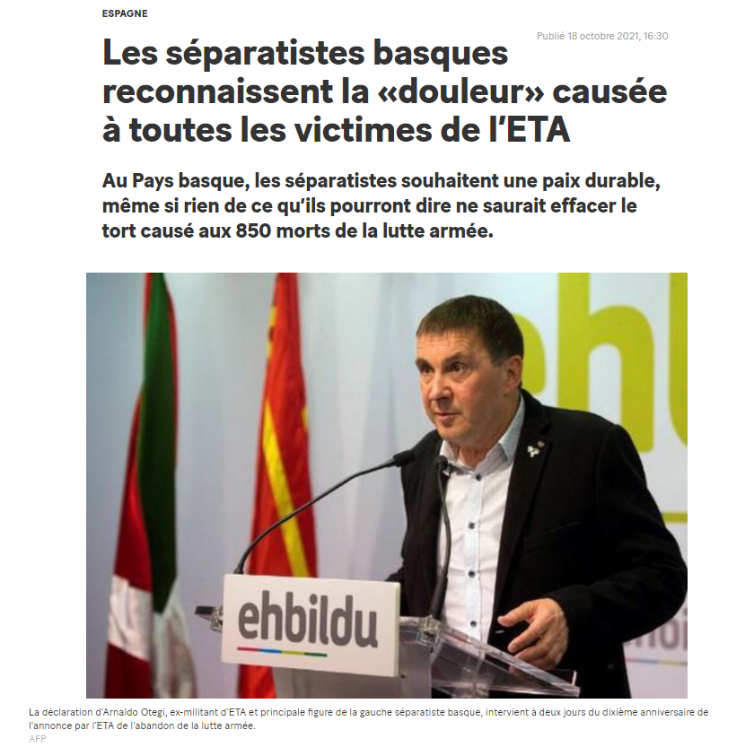 Le matin Otegi