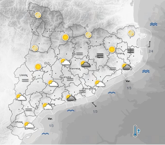 mapa predicción meteorológica 19 octubre 2021