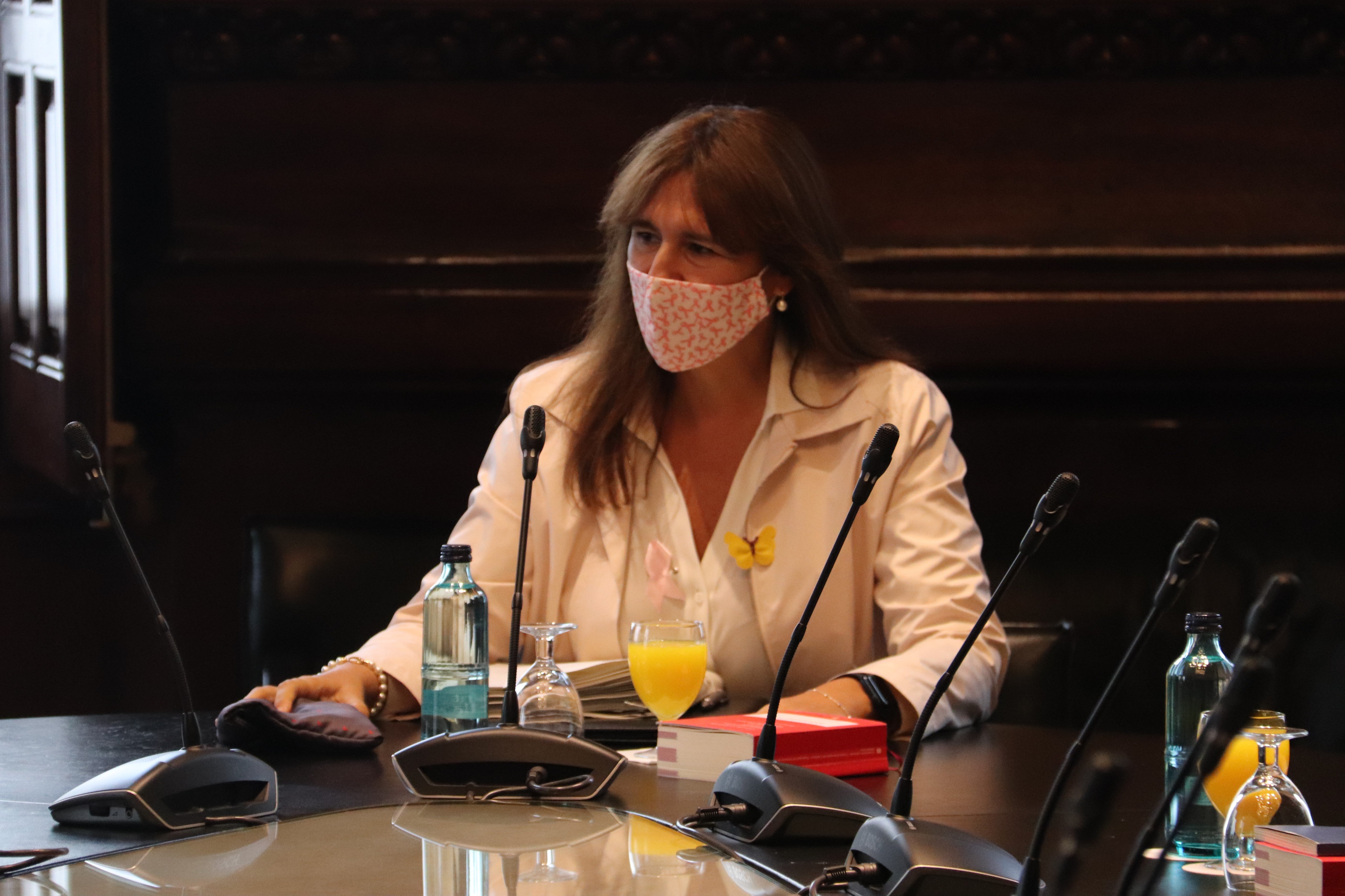 Borràs estudia reclamar el segon magistrat del Parlament al TSJC