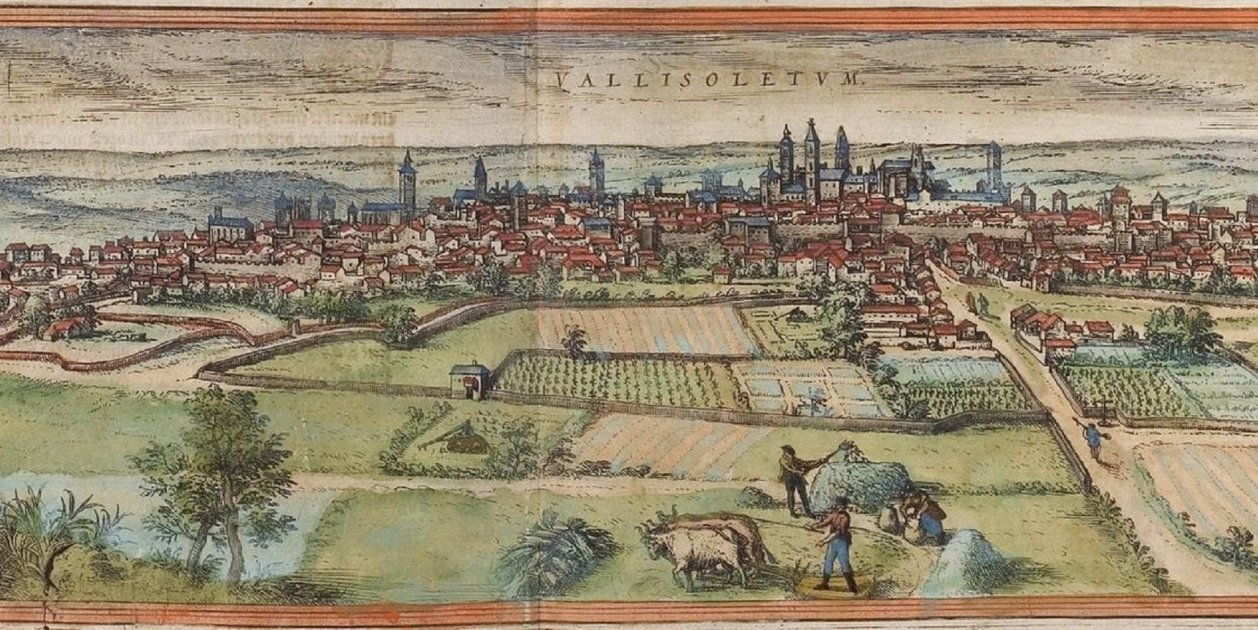 Valladolid, 1574. Braun i Hogenberg. Wikipedia