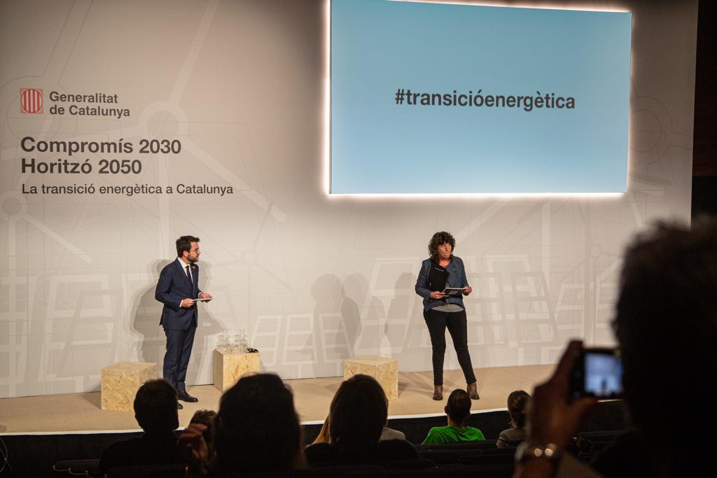 pere aragonès teresa jordà acto compromis 2030 horitzo 2050 - montse giralt