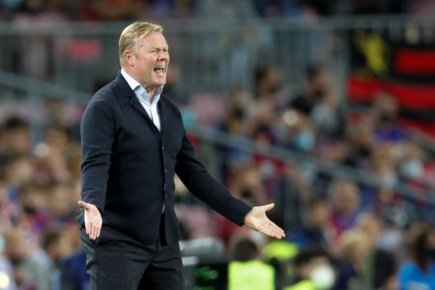 Ronald Koeman cridant EFE