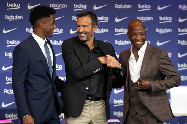 Ansu Fati Jorge Mendes pare Bori Barca EFE