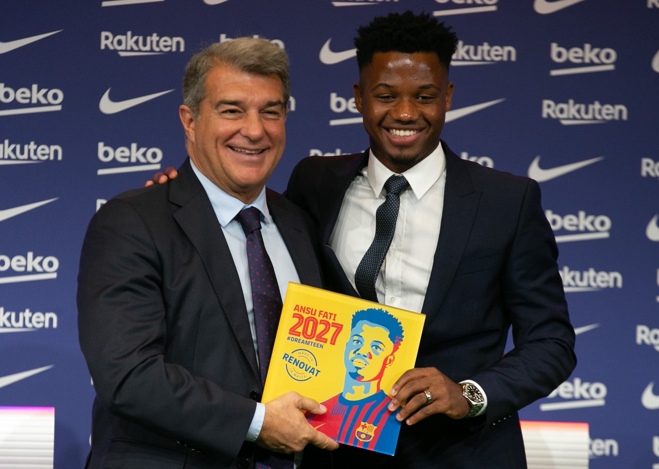 Ansu Fati: "He tenido ofertas, pero mi ilusión es triunfar en el Barça"