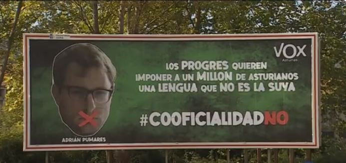 Valla Vox Foro Asturias