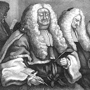 El Tribunal (William Hogarth, 1758)