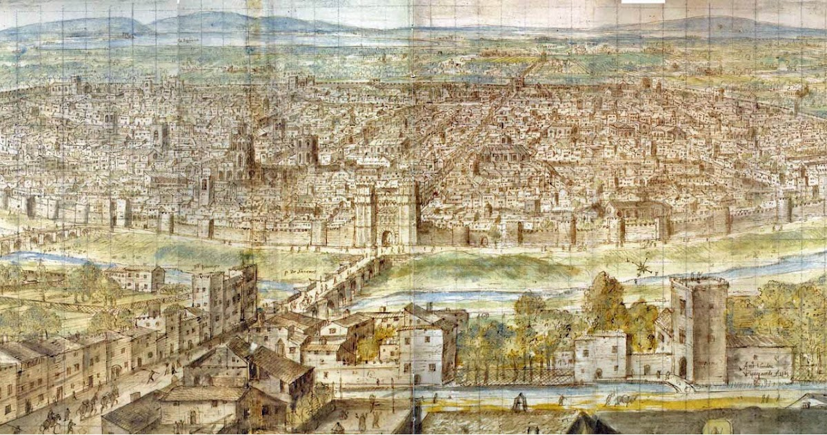 Vista de Valencia (1563). Fuente Wikimedia Commons