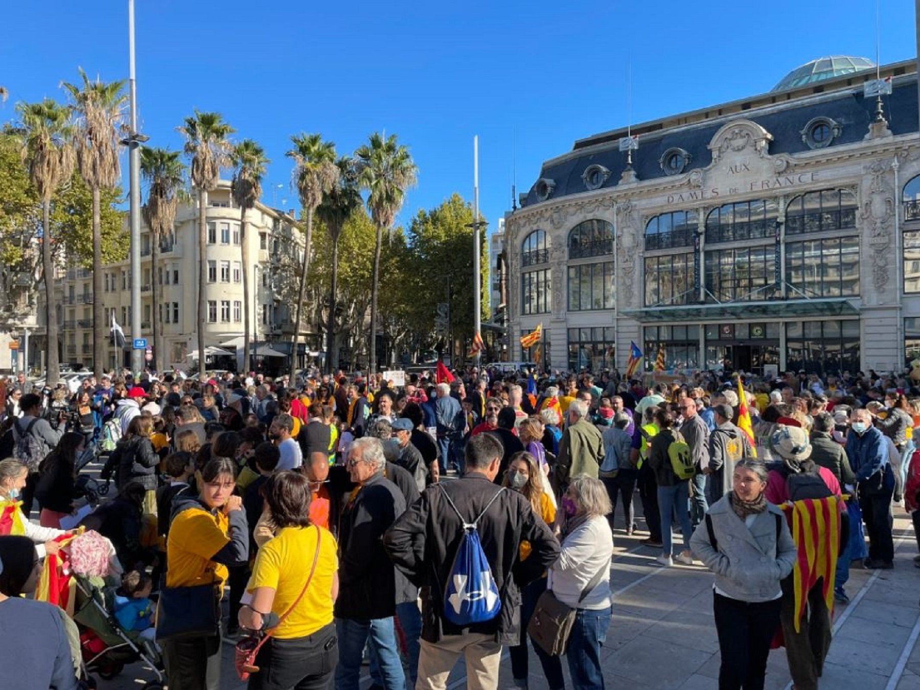 Manifestación en Perpinyà para abrir una escuela-liceo en catalán