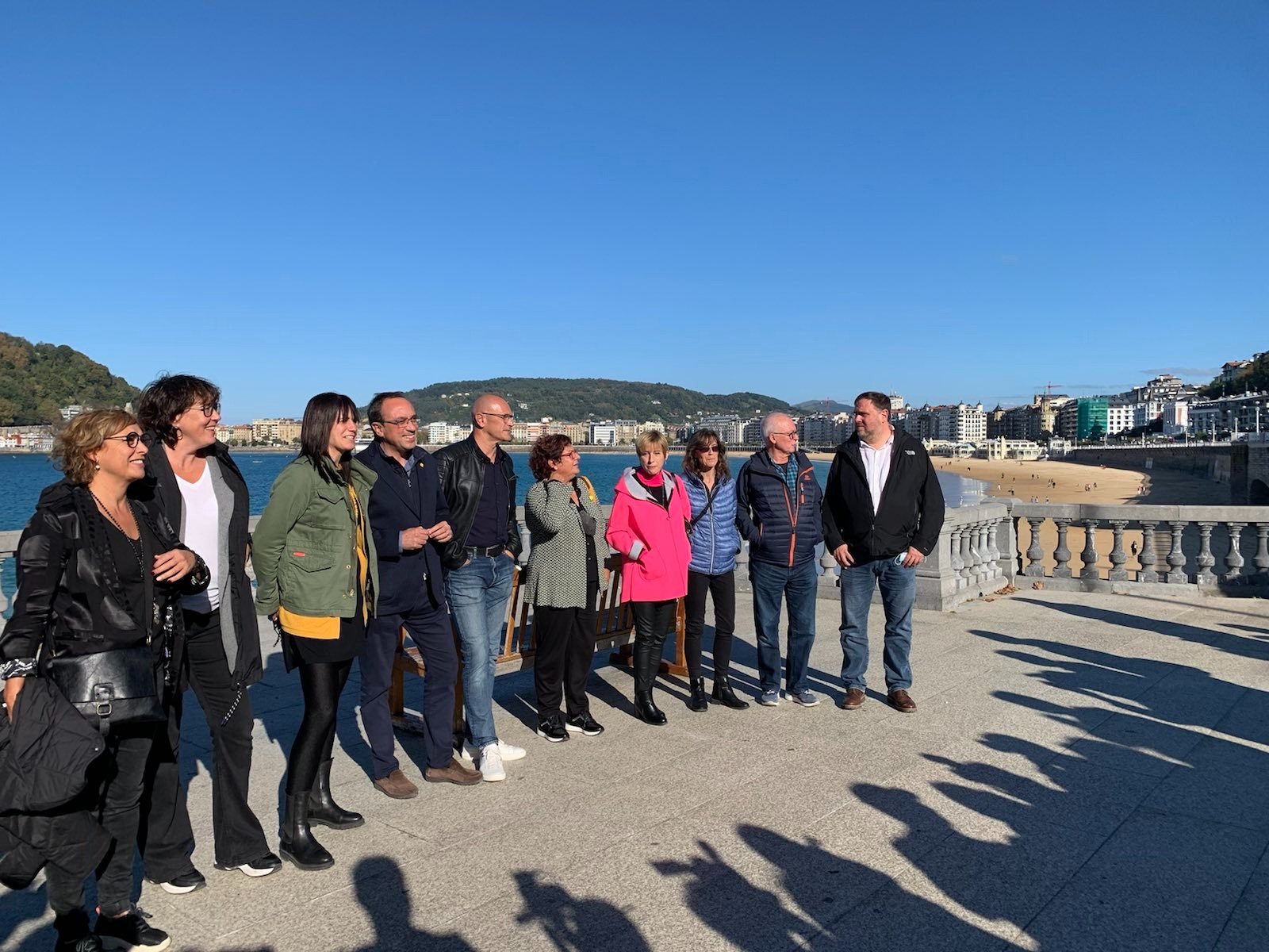 Els expresos catalans es manifesten en suport dels drets dels presos bascs a Euskadi
