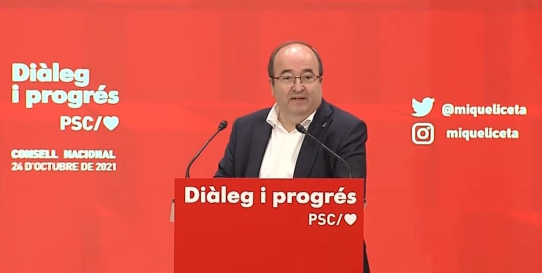 Els socialistes es reafirmen: "No només parlar de diàleg, sinó fer-lo possible"