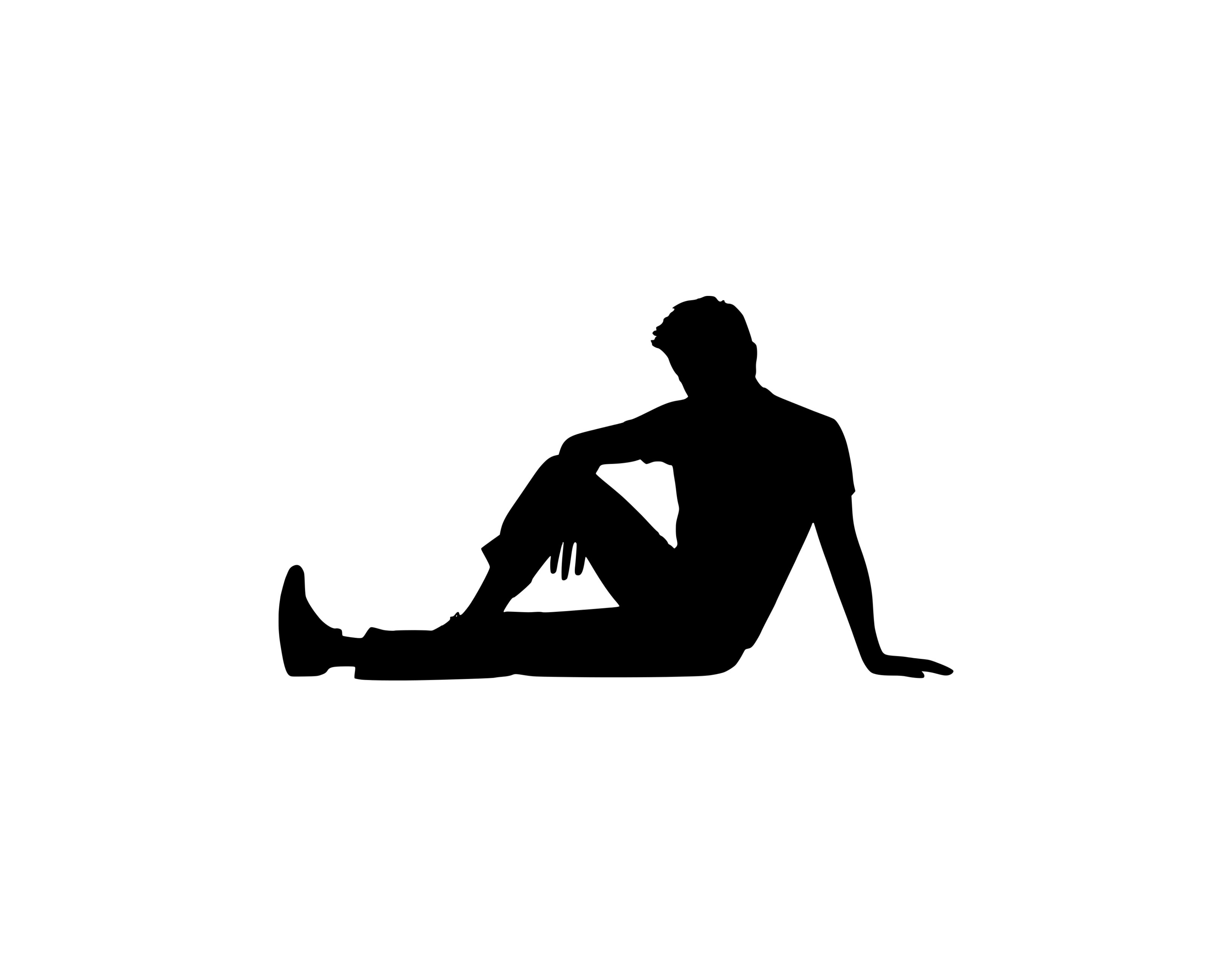 Silueta hombre