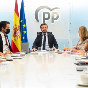 lider pp pablo casado preside comite direccion pp madrid octubre 2021 / europa press