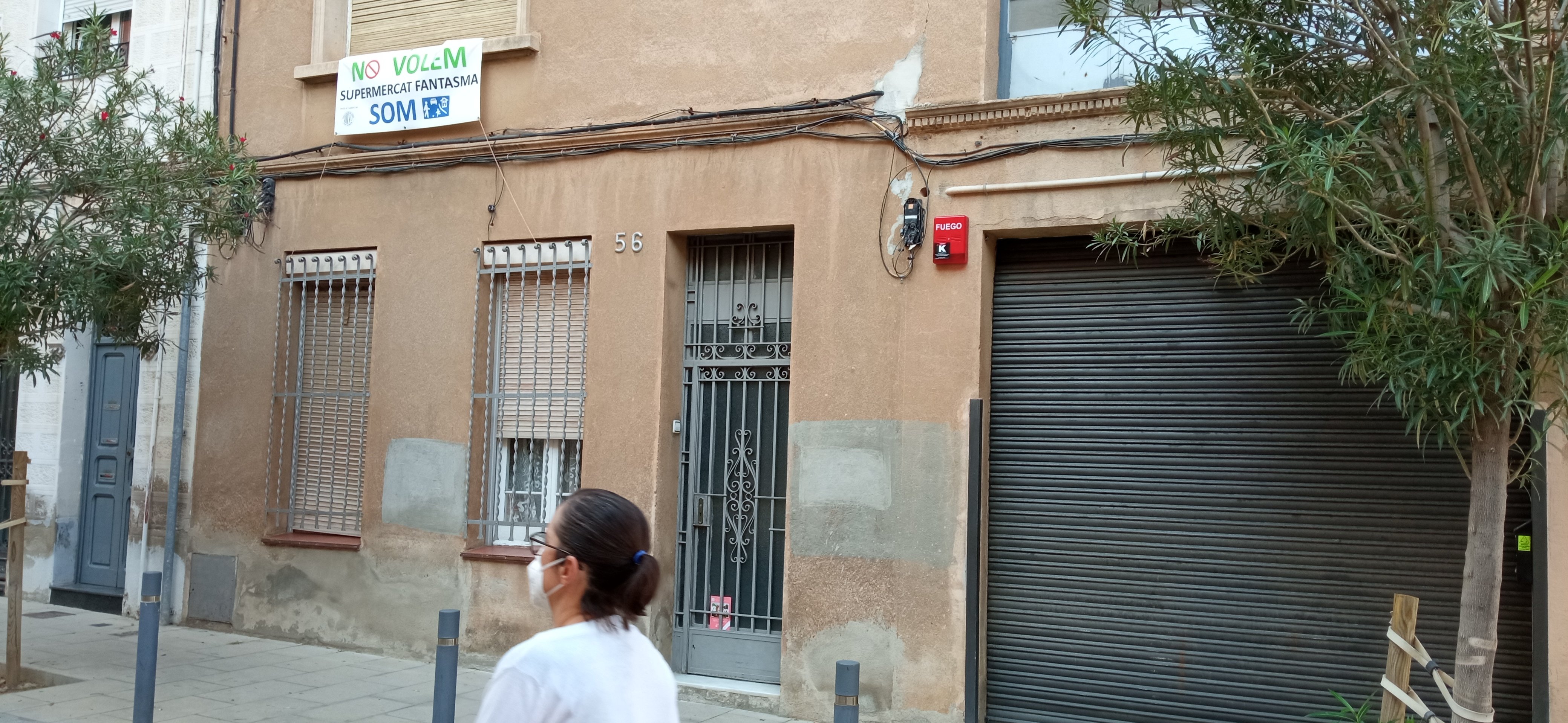 Manifestació a les Corts aquest dimarts contra un supermercat-fantasma