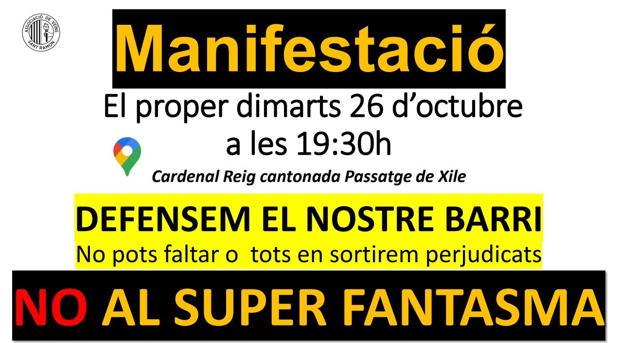 cartel manifestcion pasaje xile supermercado fantasma