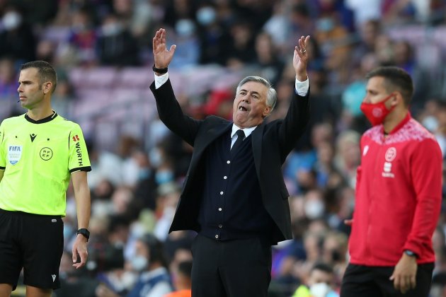 Carlo Ancelotti protesta Real Madrid EFE