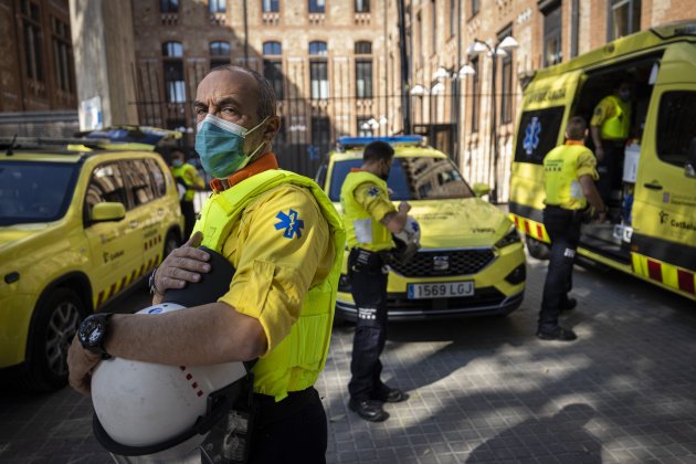 Reportaje SEM Sistema d'emergencies mediques Barcelona UIS Dispositivo Barça Madrid - Sergi Alcàzar