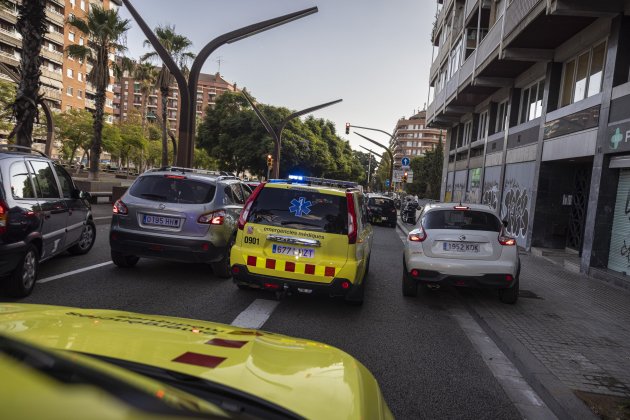 Emergencia Sirena Reportaje SEM Sistema de emergencies medicas Barcelona UIS Dispositivo Barça Madrid Sergi Alcazar 017