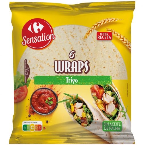 Tortillas de trigo Sensations a la venta en Carrefour