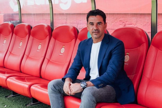 Míchel Sánchez, entrenador del Girona FC