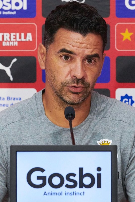 Míchel Sánchez, entrenador madrileño del Girona FC @gironafc