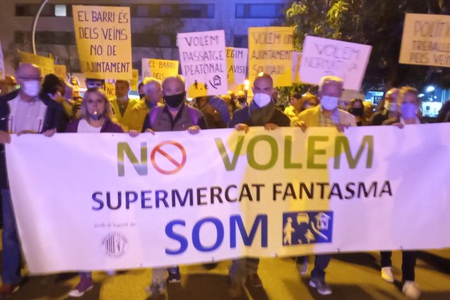 manifestacion passatge xile supermercado fantasma - jordi palmer