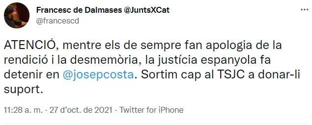 TUIT Francesc Dalmasses Josep Costa TUIT Francesc Dalmasses Josep Costa