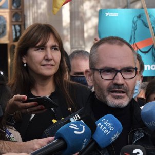 Laura Borras y Josep Costa detención salida juzgado / Carlos Baglietto