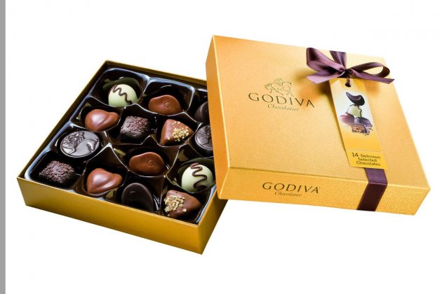 Bombones belgas Gold 14 piezas de Godiva a la venta en El Club del Gourmet de la web de El Corte Inglés