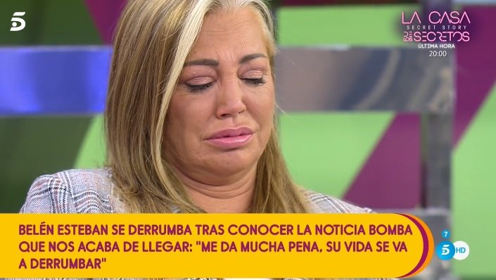belen esteban llora salvame 3
