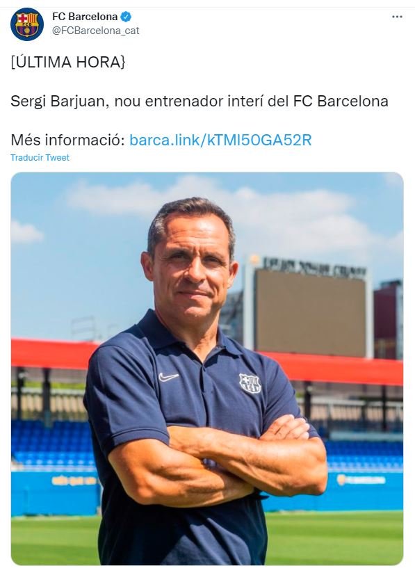 Sergi Barjuan TUIT catala