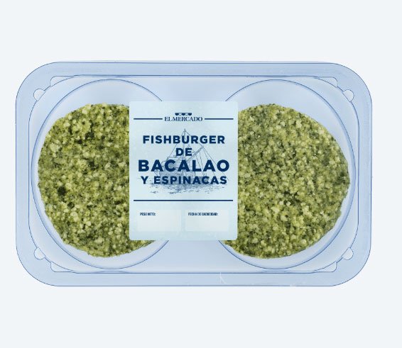 Hamburguesas de bacalao y espinacas  en oferta en Aldi desde el 30 de octubre1