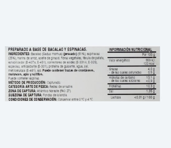Hamburguesas de bacalao y espinacas  en oferta en Aldi desde el 30 de octubre
