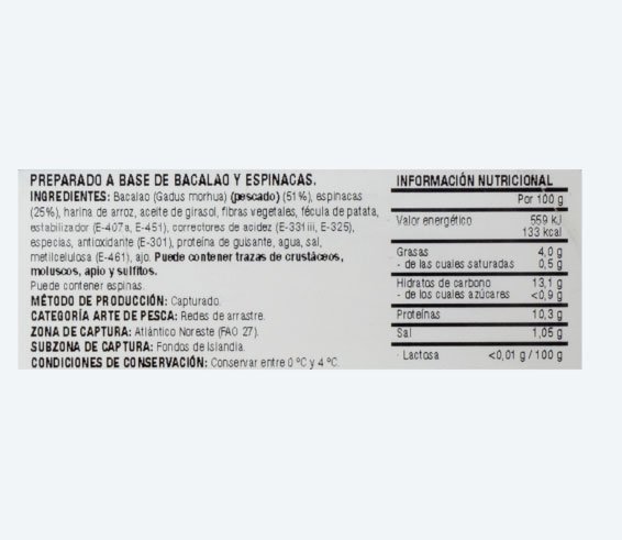 Hamburguesas de bacalao y espinacas  en oferta en Aldi desde el 30 de octubre