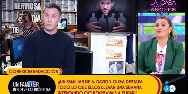 Carlota Corredera especula con los compañeros de fatigas de Antonio David Telecinco