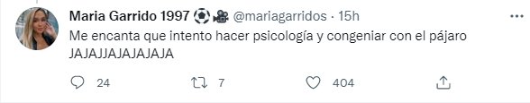 Maria Garrido apagador Twitter