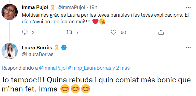 Laura Borras visita alumnos primaria Parlament