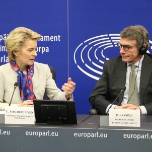 Ursula von der Leyen y David Sassoli ACN Ursula von der Leyen y David Sassoli ACN