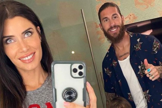 Pilar Ros i Sergio Ramos 