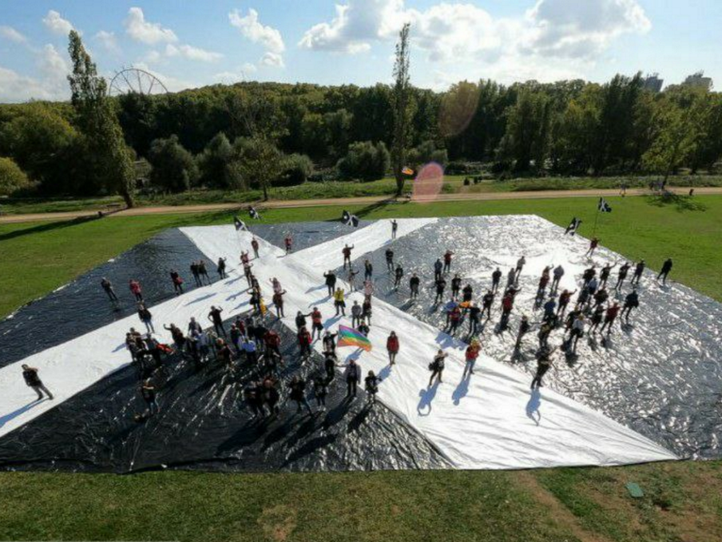 VÍDEO|El time-lapse de la monumental estelada de no-rendició