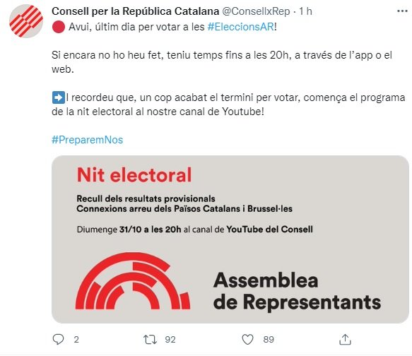 TUIT Consell per la república TUIT Consell per la república