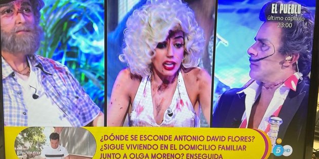 Laura Fa, Núria Marín y Alonso Caparrós zombies Telecinco