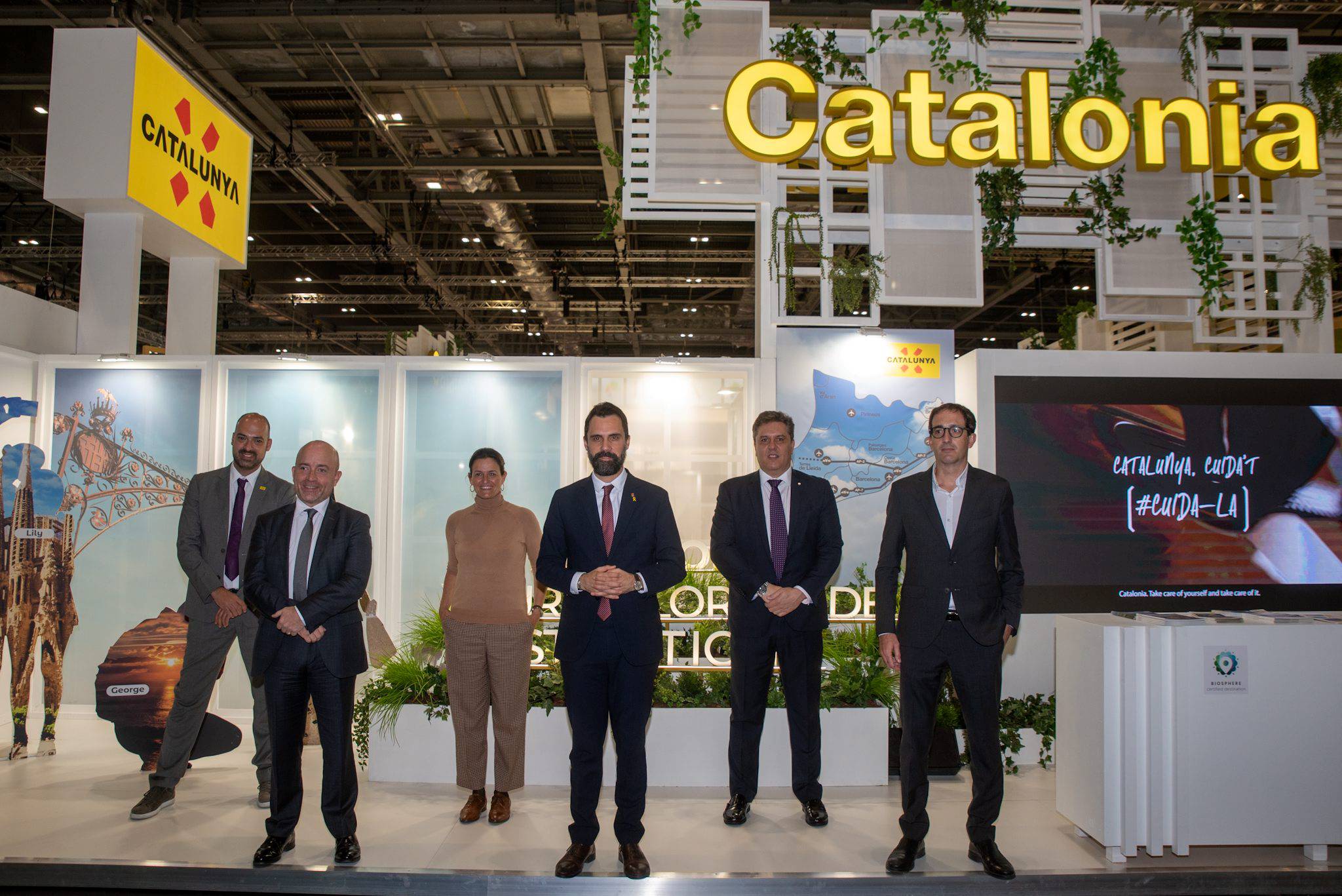 Torrent inaugura l'estand de Catalunya al World Travel Market de Londres
