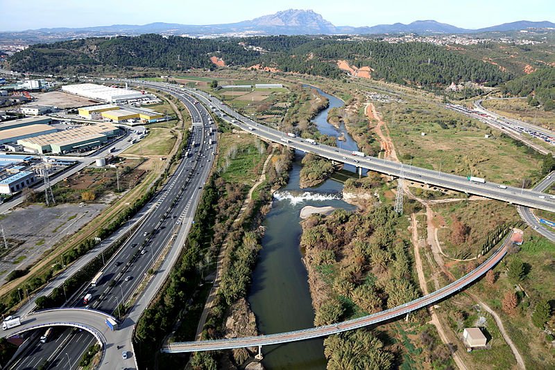 río Llobregat. Archivo Aéreo