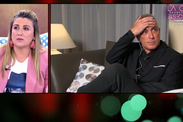 Kiko Hernández preocupado cono Carlota Corredera Telecinco