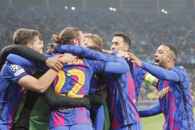 Barca celebracion gol EFE