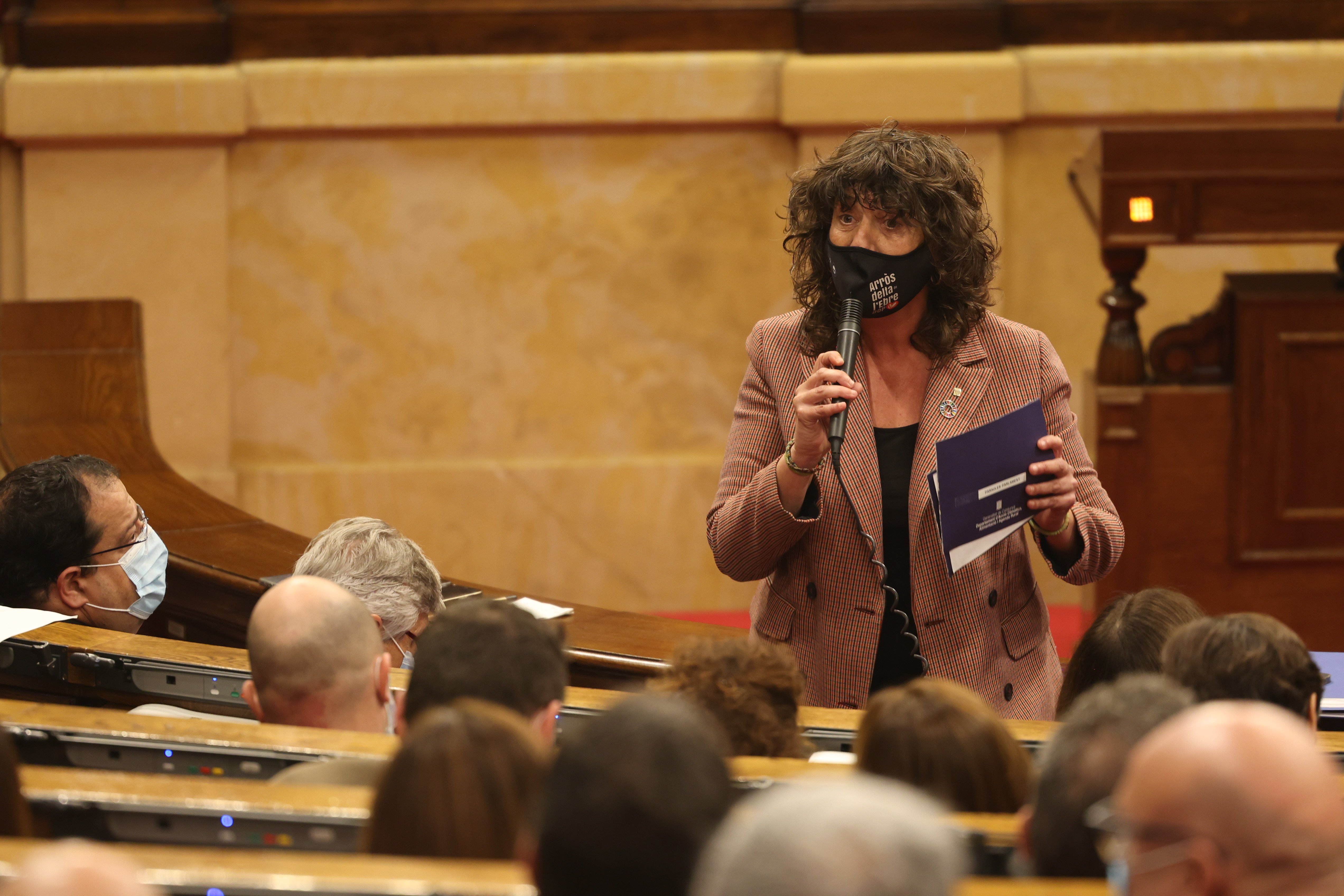 Consellera de acción climática, Teresa jordà, ERC, ple del Parlament