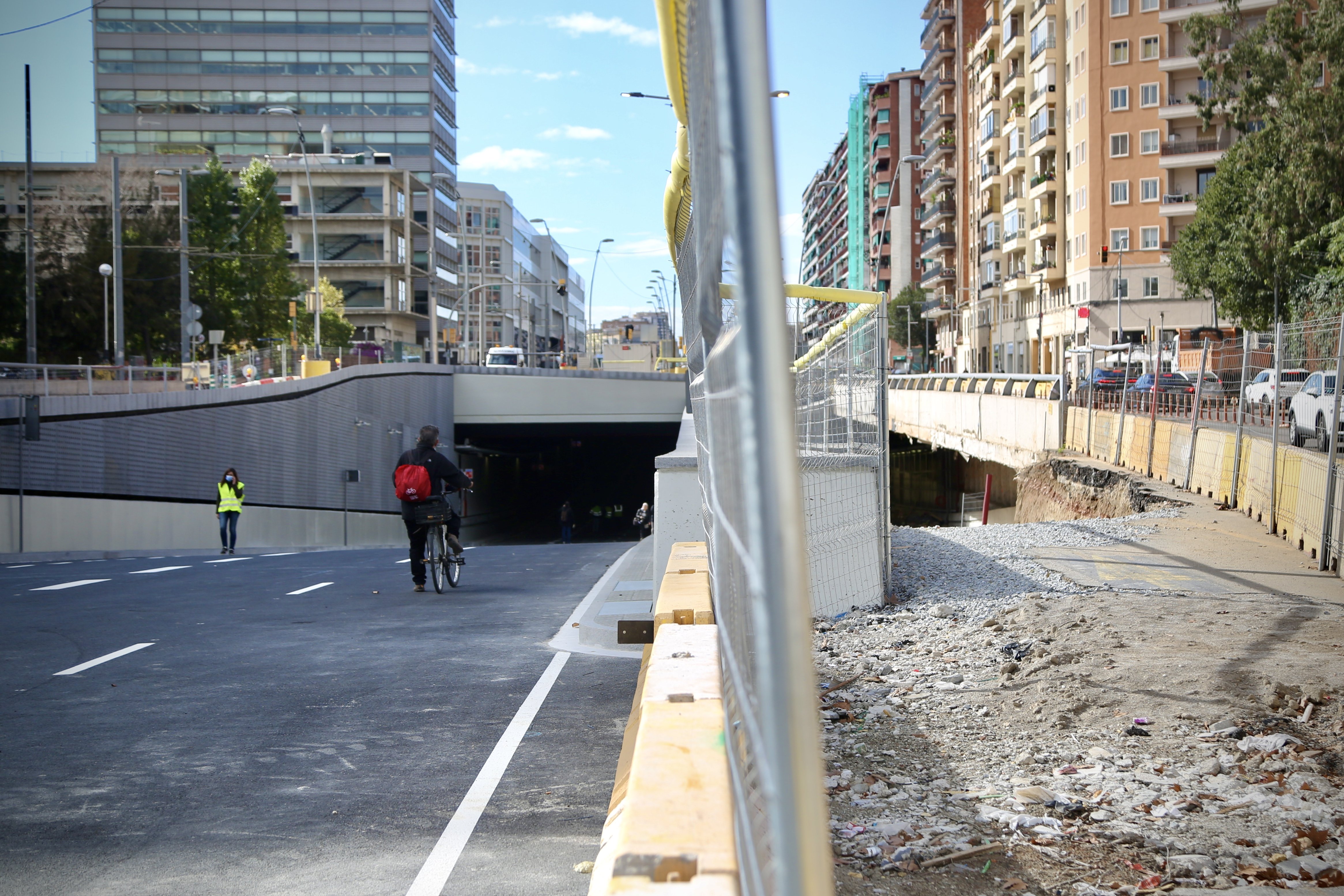 L'altra cara del túnel de Glòries: la urbanització de la Gran Via, posposada