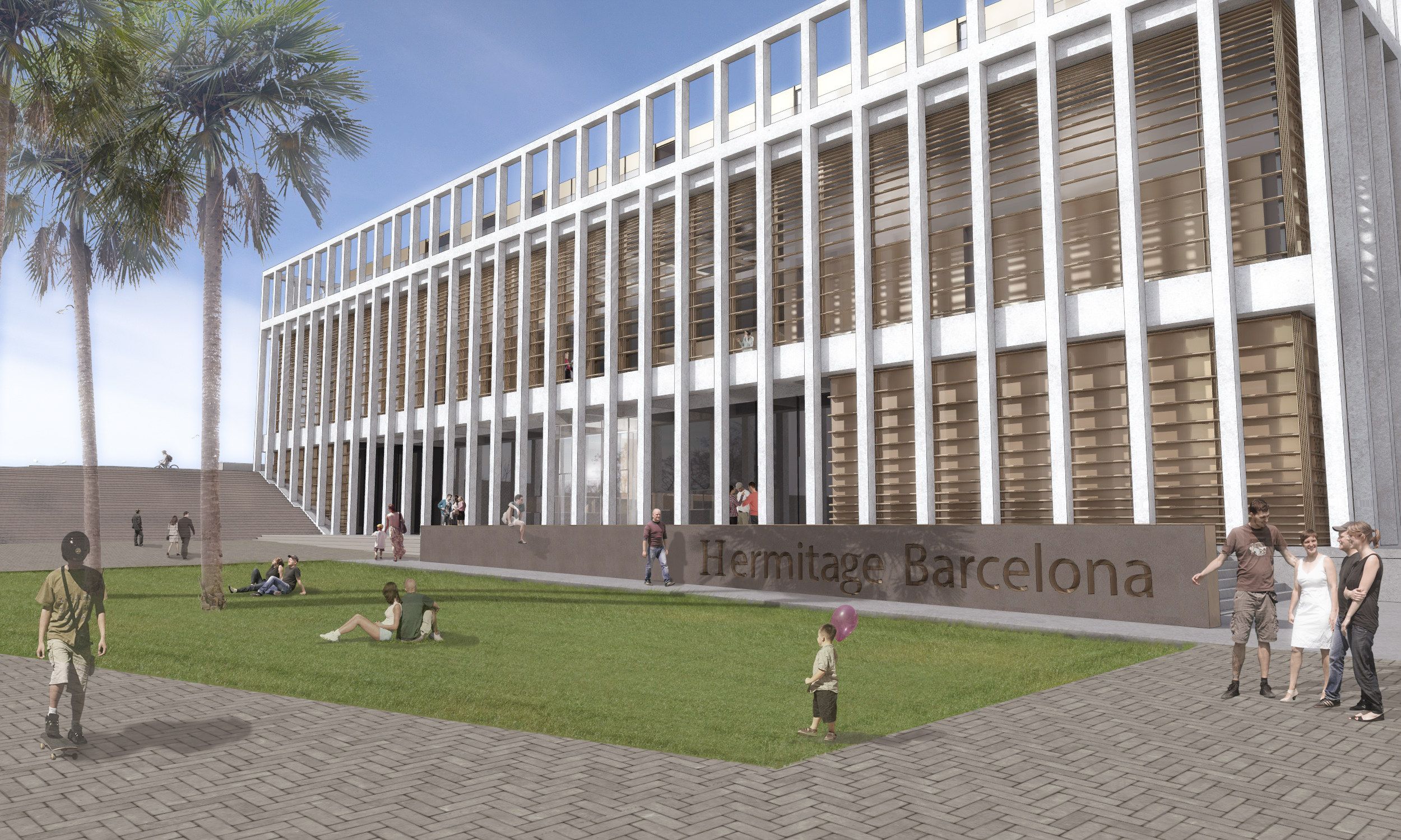 La promesa de abrir en el 2019 reaviva el proyecto del Hermitage Barcelona