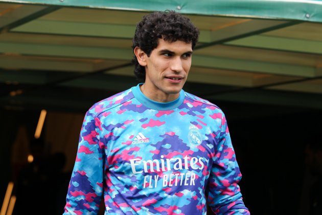 Jesus Vallejo Real Madrid calentamiento Europa Press